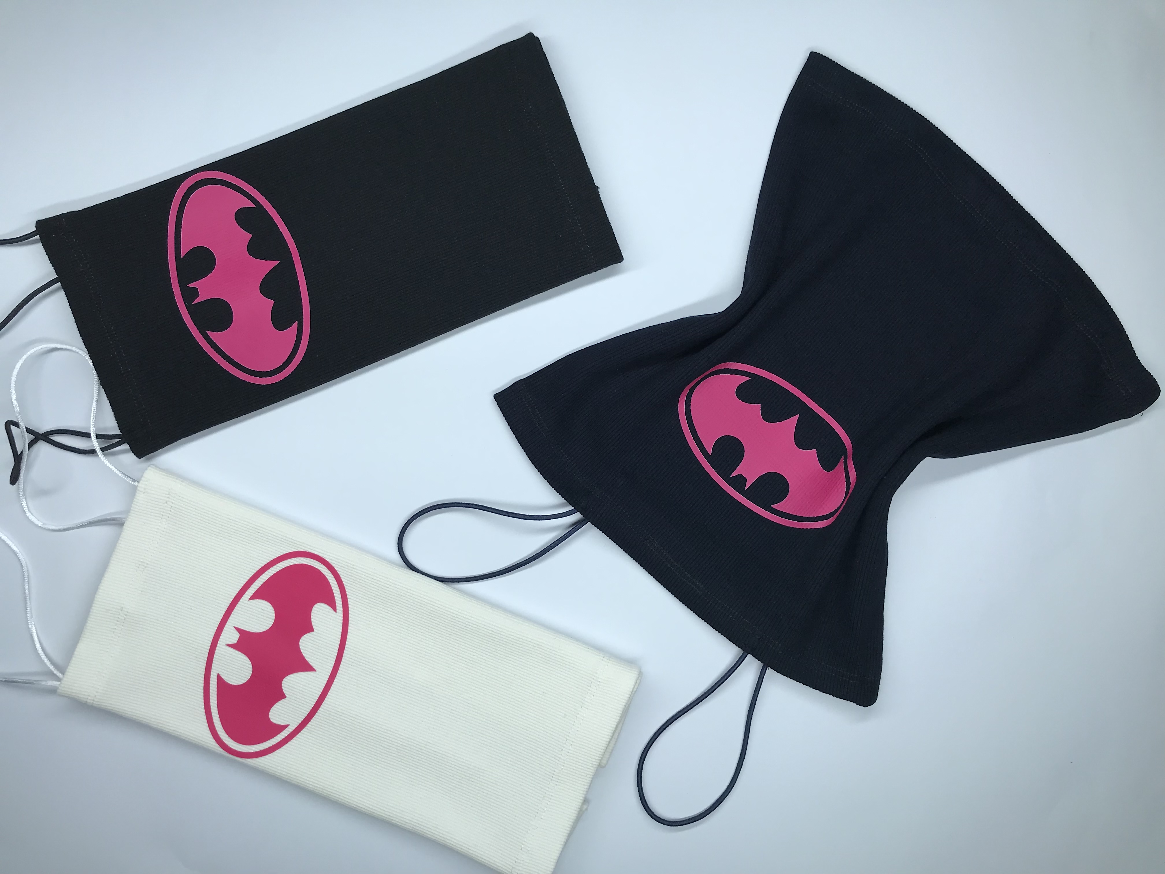 کراپ تاپ بند ماکارون طرح "batman" نخ پنبه